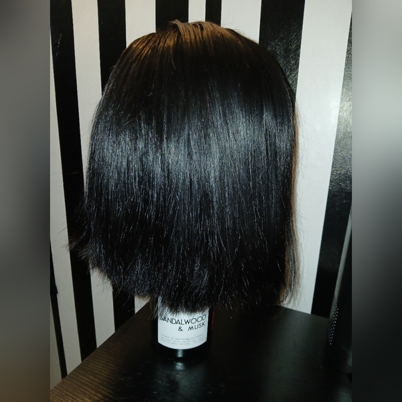 Natural 100% Human Hair Wig - Picture 3 of 5